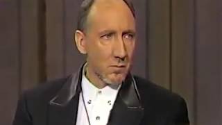 Pete Townshend on Letterman &quot;Don&#39;t Try to Make Me Real&quot; and interview