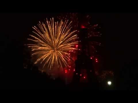Feu d'artifice du 14 Juillet 2013 à la Tour Eiffel, Fireworks Paris