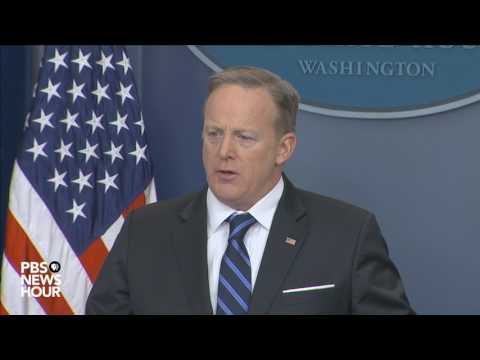 WATCH LIVE: Press secretary Sean Spicer holds daily White House news briefing