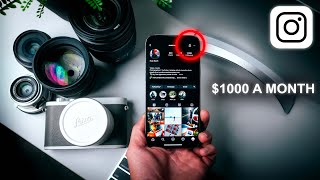 How I Use Instagram to Make $1000 A Month as a Photographer