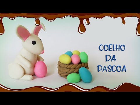 🐰DIY how to make RABBIT and EASTER EGGS 🐰 PLAY DOH, POLYMER CLAY TUTORIAL MINIATURE