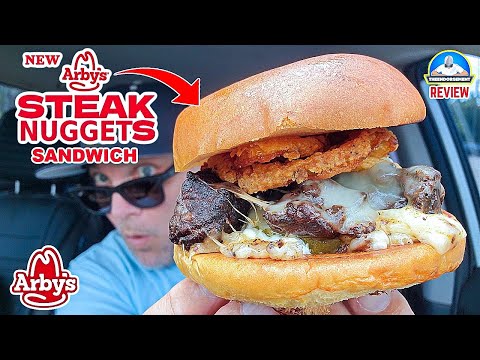 Arby's® Steak Nugget Sandwich Review! 🥩🥪 | BEST Fast Food Steak Sandwich? | theendorsement