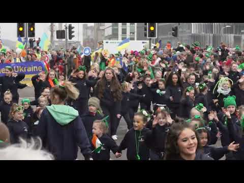 Saint Patrick’s Day Parade 2023 Cork, Ireland. 4K