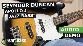 Video thumbnail for Seymour Duncan Apollo J Jazz Bass® Pickup Set Demo by Fat Bass Tone