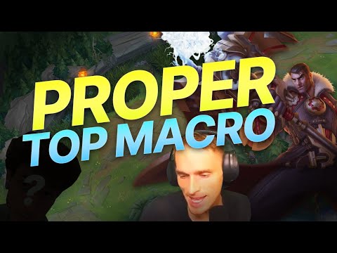 WHAT TOP LANE MACRO IS *SUPPOSED* TO LOOK LIKE - Insane game vs this streamer!