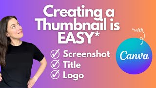 Create a Basic YouTube Thumbnail in MINUTES with Canva | Creator Hub Tutorials