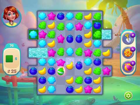 Hawaii Match-3 Mania - Level 76 - No Booster - FULL STORY - CaroGamesNL - *NEW GAME*