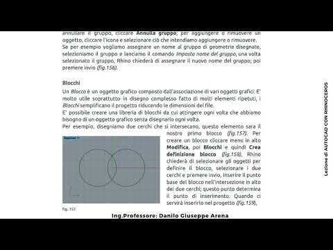 LEZIONE. 4  - DI CAD 2D CON RHINOCEROS  -Ing.Prof.DANILOTECHNO