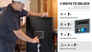 REVIEW: EMAXEE Biometric Gun Safe | Electronic Gun Cabinet
