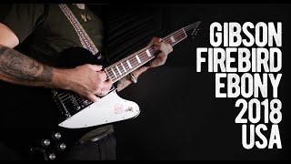 Video thumbnail for Gibson Firebird Ebony 2018 USA by Loud Lemon Demo