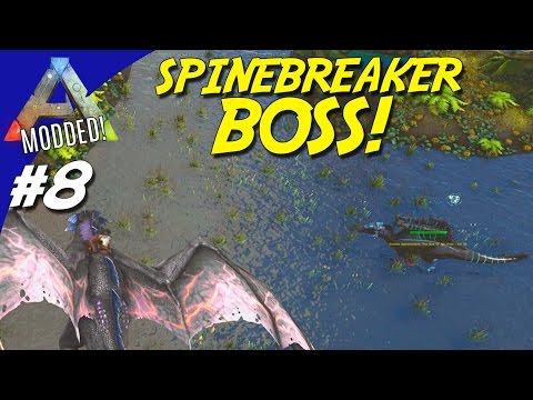 SPINEBREAKER BOSS! - ARK Survival Evolved Dansk Modded - Ep 8 (Pugnacia Valhalla)