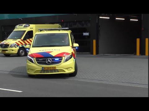 Veel Ambulances met spoed in Almere!