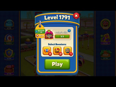 Royal Match - King Robert - Level 1791 to 1800 (express gameplay - 10 levels on single life)