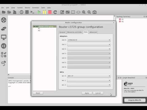 Adding a Serial Link Between Two Routers in GNS3