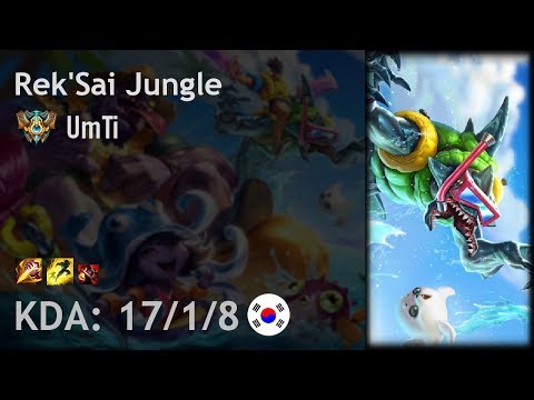 Rek'Sai Jungle vs Nidalee - UmTi - KR Challenger Patch 7.15