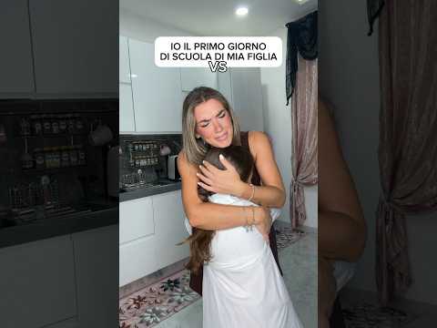 MAMME IL PRIMO GIORNO DI SCUOLA VS IL SECONDO GIORNO #primogiornodiscuola #mammaefiglia #vitadamamma