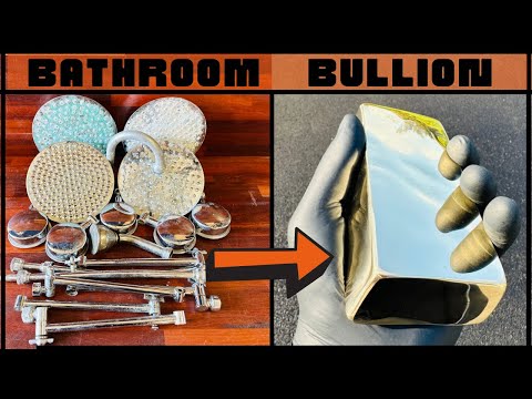Bathroom Bullion Bar - Perfect Mirrored Bar - ASMR Metal Melting - Trash To Treasure - BigStackD