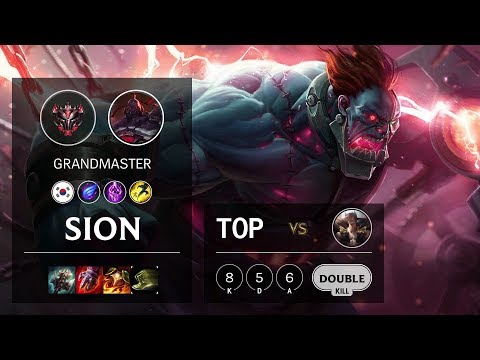 Sion Top vs Sett - KR Grandmaster Patch 10.5