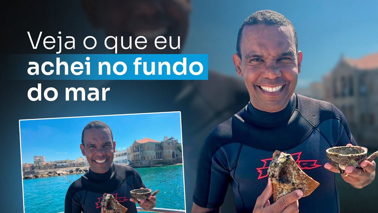 Veja o que achei no fundo do mar #RodrigoSilva