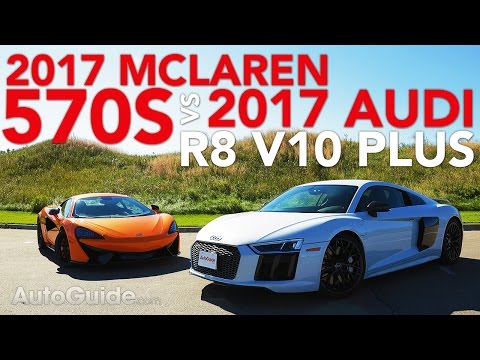 2017 Audi R8 V10 VS McLaren 570S Comparison