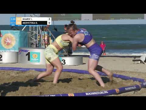 1/2 Women's BW - 60 kg: I. KHARIV (UKR) v. D. MEDVETSKA (UKR)