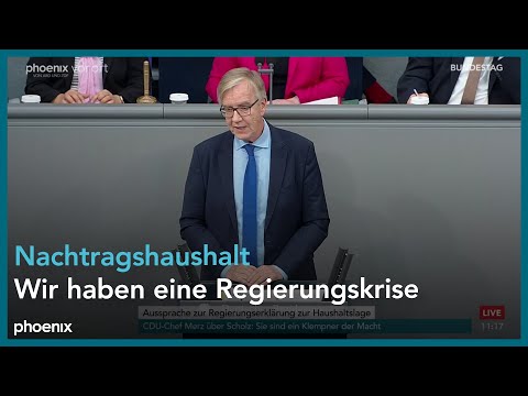 Dietmar Bartsch zur Regierungserklärung von Olaf Scholz zur Haushaltslage am 28.11.23