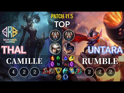 SRB Thal Camille vs Untara Rumble Top - KR Patch 11.5