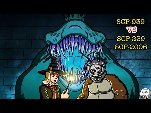 Containment Breach SCP-939 With Many Voices vs. SCP-239 Witch & SCP-2006 Robomonkey (SCP Animation)