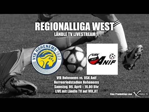 LIVE: VfB Hohenems vs USK Anif