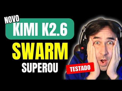 NOVO Kimi k2.6 Surpreende Com Sites Excelentes e Gerações MultiModais