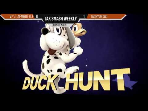 Jax Smash Weekly 5/12/16 - Afmbot(Ryu,DDD) Vs. Tachyon(Duck Hunt,Fox) GF