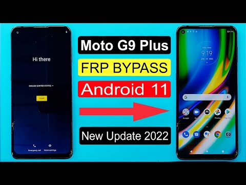 Moto G9 Plus FRP Bypass Android 11 | Moto G9 Plus (XT2087) Google Account Remove | Moto G9 Plus FRP✅