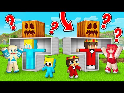 Ukri und Billy verstecken sich in einem Golem, um ihre Familie zu PRANKEN in Minecraft!