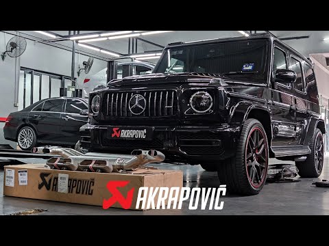 MERCEDES AMG G63 W463A 2020 AKRAPOVIC EXHAUST | OPF VERSION