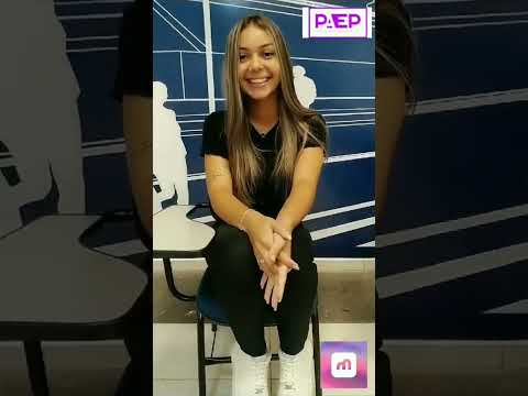 Capa do vídeo — depoimento de aluna do PAEP