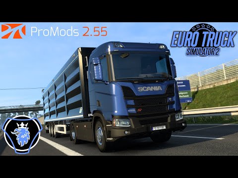 ETS2 1.40 | ProMods 2.55 | SCANIA R500 XT | Wałcz - Zamość | Part 2