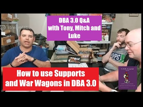 DBA 3.0 Q&A - How to use Supports and War Wagons