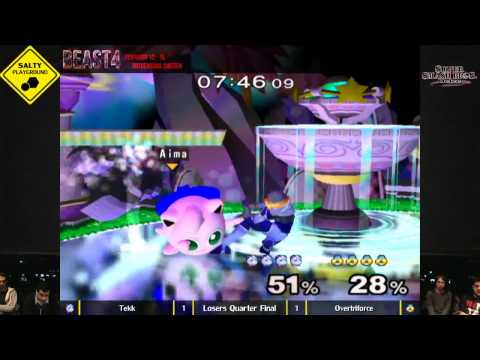 BEAST#4 -- Tekk vs Overtriforce -- Losers Quarter Fínal SSBM