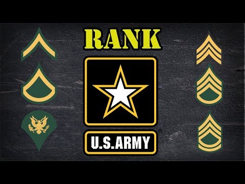Explaining US Army enlisted rank