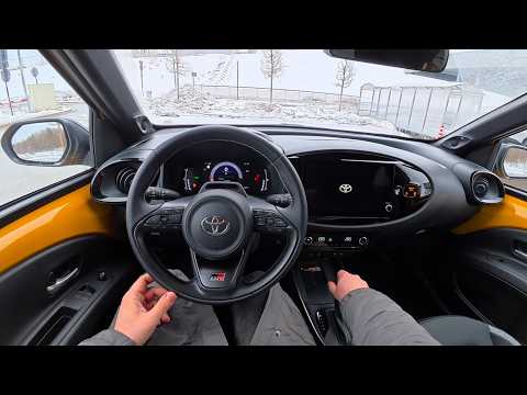 2026 Toyota AYGO X [GR Sport HEV] POV Test Drive | Fuel Consumption info