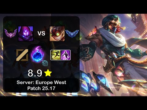 Malzahar Mid vs Ziggs - EUW Master - Patch 25.17