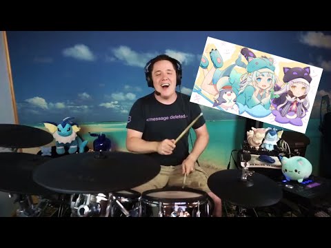 The8BitDrummer - Drum Cover of Gura and Shion's “Renai Circulation” cover!