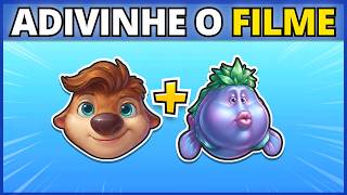 🎬🍿Adivinhe o FILME pelos Emoji | Quiz de Filmes 2026 | Enfeitiçadas | Moana | Sonic | Como Mágica