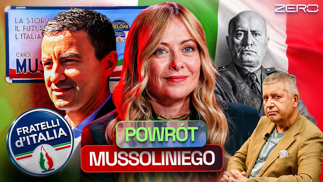 PRAWNUK MUSSOLINIEGO STAWIA NA RYWALA GIORGII MELONII. ZA MAŁO PRAWICOWA