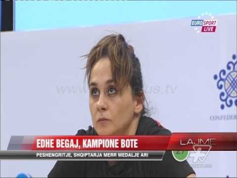 Peshëngritje, shqiptarja merr medalje ari - News, Lajme - Vizion Plus