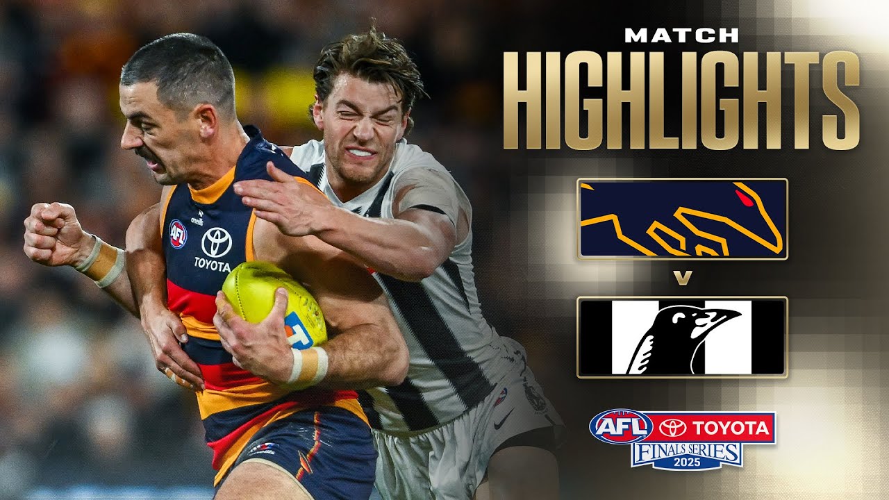 Adelaide Crows v Collingwood Highlights | Qualifying Final, 2025 | AFL