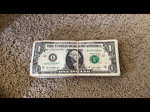 100 $1 Dollar Bill search Live 🔴