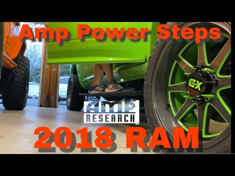 2018 Ram Amp Research Power Steps Install, Hard Wired, and Troubleshooting