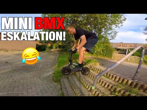 Mini BMX Eskalation😂Kranke Testfahrt | Am Ende unserer Kräfte!😰 #mtb #fahrrad