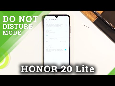 How to Activate Do Not Disturb Mode on HONOR 20 Lite – Enter DND Mode